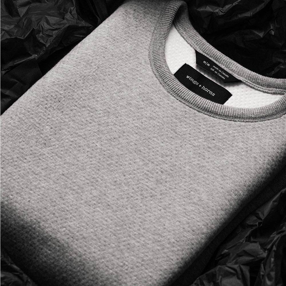 Wings + Horns Crewneck Cabin Fleece Sweatshirt